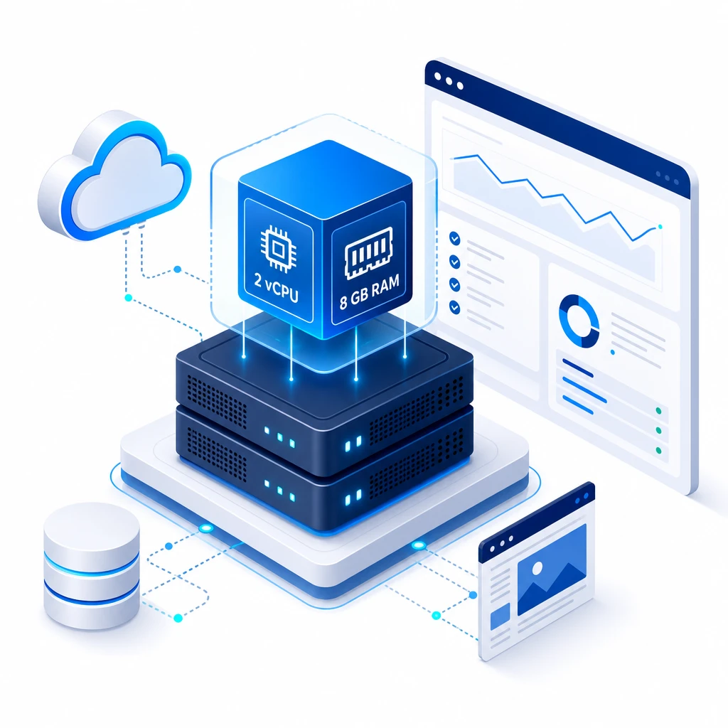 Self Managed VPS 2 vCPU 8 GB RAM