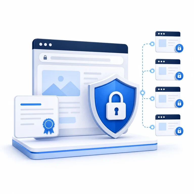 SSL Setup Service - up to 10 sites — WNYpress reseller illustration