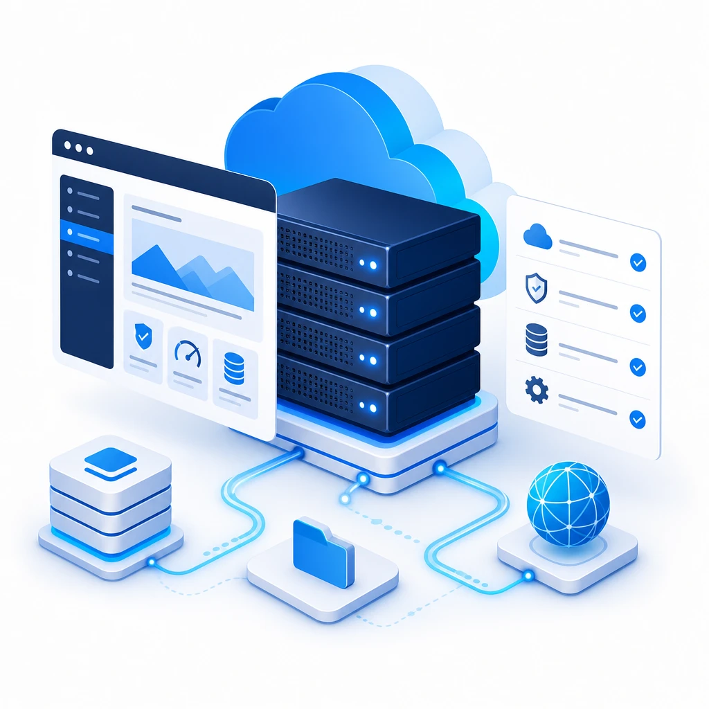 Web Hosting Plus Enhance — WNYpress reseller illustration