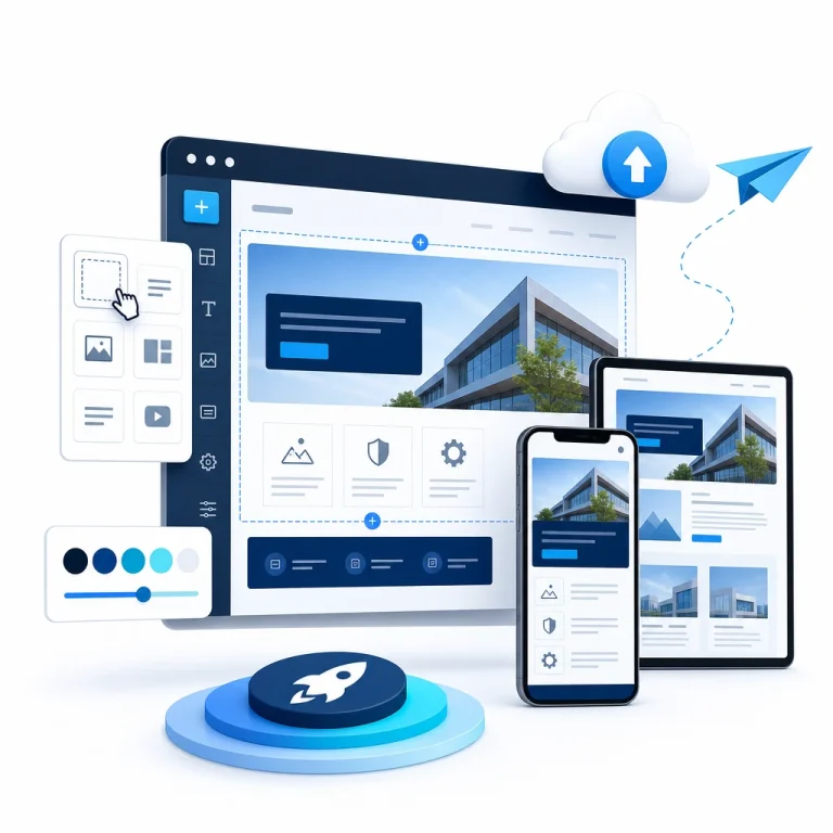 Website Builder Business Plus — WNYpress reseller illustration